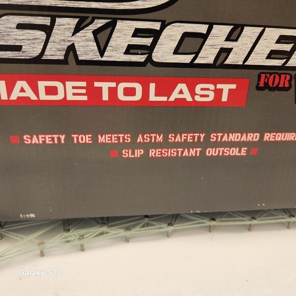 Skechers "Deloney" Pink Comp Toe Work Sneakers. NIB. Size 5.5 - Picture 9 of 14